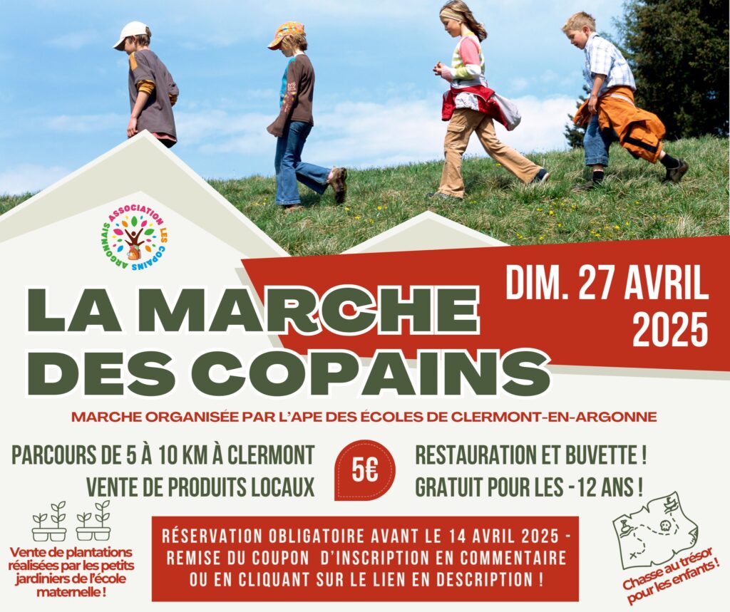 Affiche marche des copains