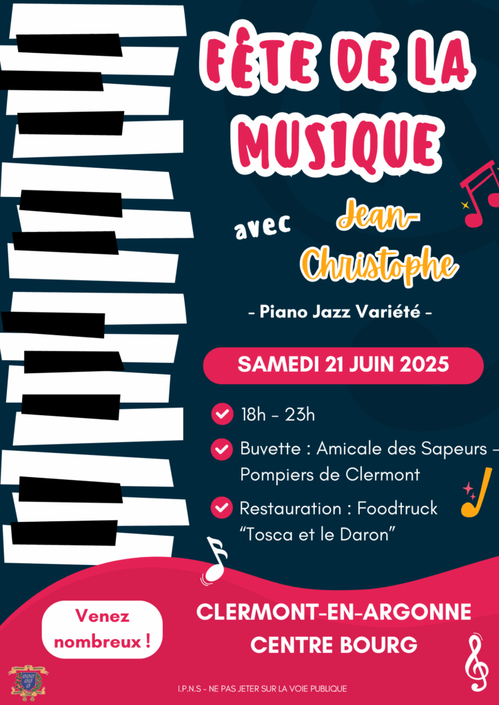 Affiche fête de la musique