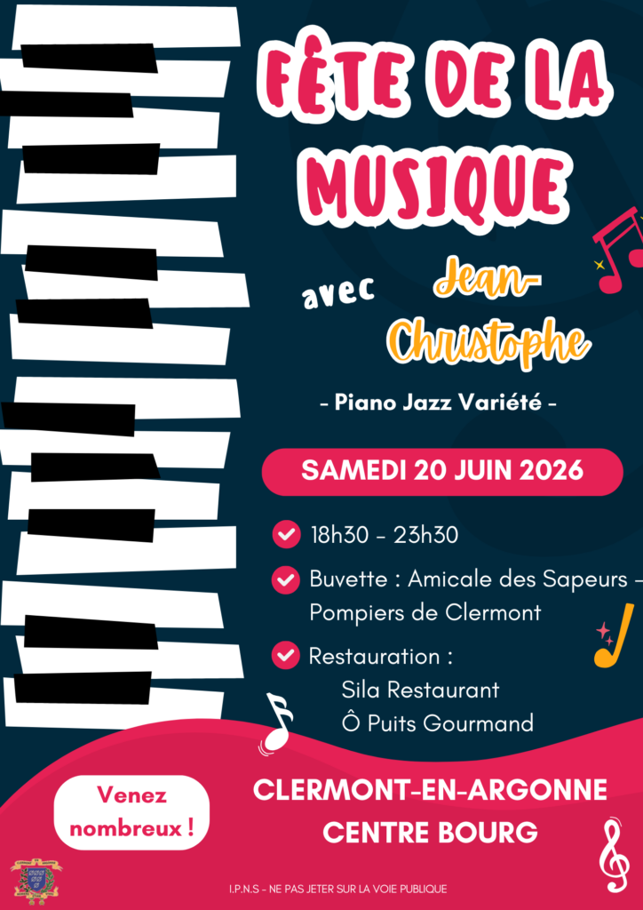Affiche Fête de la musique 2026