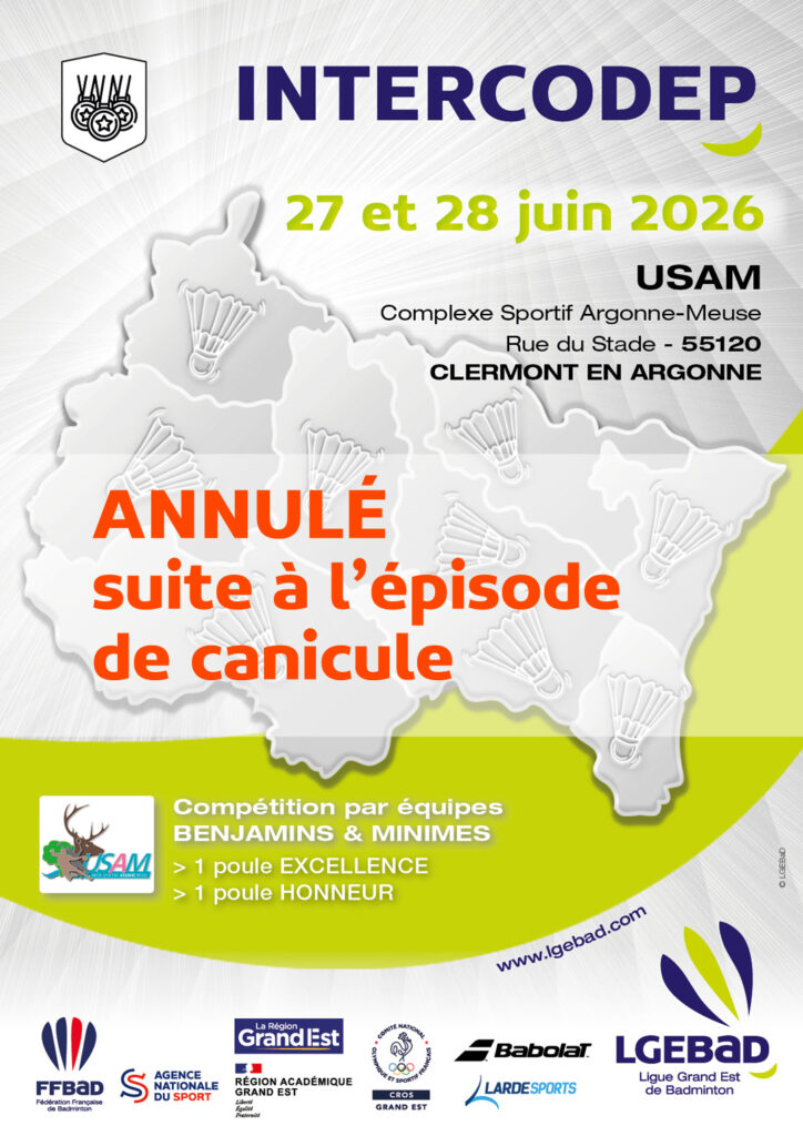 Affiche bad intercodeps annulés