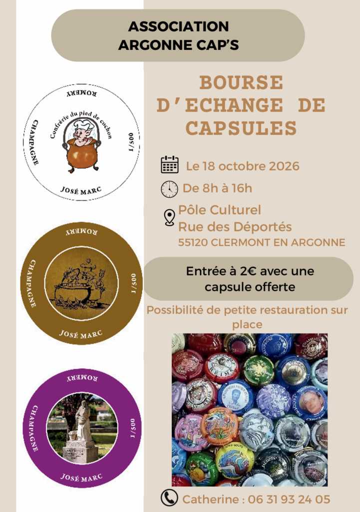 Flyer bourse capsules 10 2026